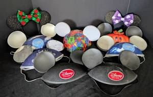 lot 209 image: Assorted Mickey Mouse Ear Hats and Headbands