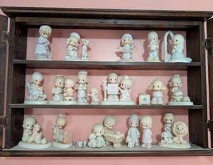 lot 222 image: Large Variety of Precious Moments Porcelain Figurines