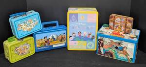lot 232 image: Disney Themed Tins and Pencil Boxes