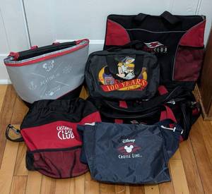 lot 235 image: Disney Cruise Totes and Travel Cooler