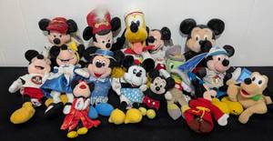 lot 251 image: Large Variety of Small Disney Plush Toys