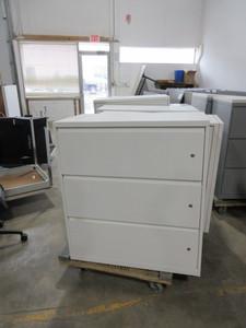 lot 311 image: HAWORTH, 3 DRAWER LATERAL FILES