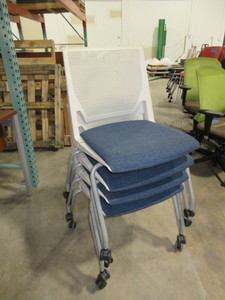 lot 232 image: HAWORTHVERY FIXED SIDE CHAIRS - STACKERS