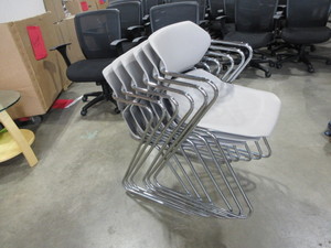 lot 238 image: AMERICAN SEATING ACTON STACKERS