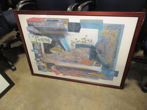 lot 510 image: JAMES TURCO, HAND SIGNED ABSTRACT ART