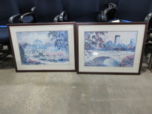 lot 513 image: LOU ROMAN, HAND SIGNED AND NUMBERED MN THEMED PRINTS