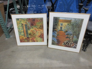 lot 519 image: BEBELLE DEBORCHGRABE FRAMED ART