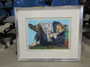 lot 522 image: STOCK EXCHANGE, LE ART, SIGNED AND NUMBERED WAYNE HOWELL
