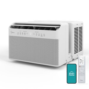 Midea U-Shaped Medium Room Window Air Conditioner , Remote Included ( 115-Volt , 10000-BTU ) ENERGY STAR Certified