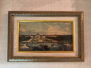 lot 108 image: Framed Art Print Dresden View by Canaletto - Rudolf Lesch Fine Arts