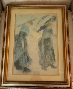 lot 113 image: Framed Art Print - Two Women by Renoir