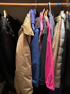 lot 191 image: Collection of Womens Outerwear Including Eddie Bauer, North Face, and Patagonia