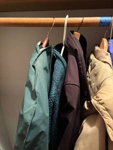 lot 192 image: Collection of 3 Mens Jackets - Kenneth Cole, Lands End, and Marshall Fields
