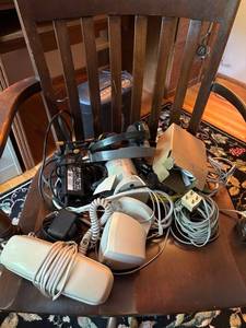 lot 233 image: Lot of Electronics Altec Lansing Speaker System, AARP Power Adapter, and Dell Keyboard