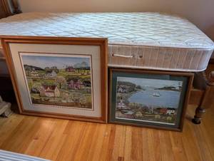 lot 250 image: Set of 2 Framed Art Prints by Mary Singleton & Mary H. Baum
