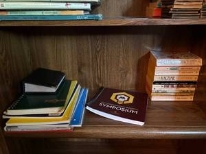 lot 266 image: Collection of Books and Notebooks with Symposium Book