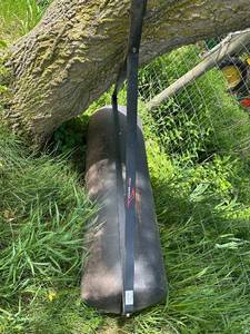 lot 32 image: Brinly Lawn Roller with Heavy Duty Build