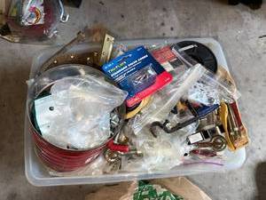 lot 84 image: Assorted Metal Hardware and Parts Collection