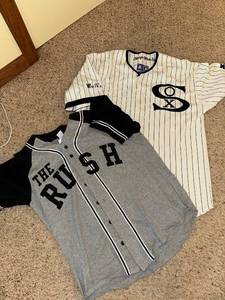 lot 155 image: Set of 2 Baseball Jerseys - Chicago White Sox and The Rush