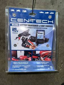 lot 176 image: Cen-Tech Deluxe Battery Maintainer & Float Charger 12V 750MA