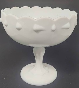 lot 42 image: Indiana Glass Teardrop Compote Bowl