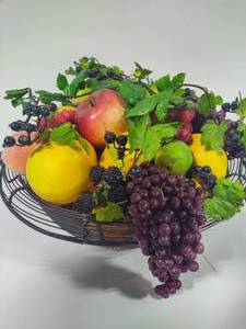 lot 55 image: Huge Faux Fruit Bowl