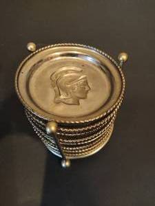 lot 65 image: Roman Centurion Coaster Set