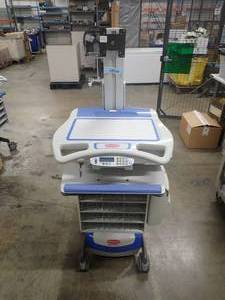 lot 67 image: Rubbermaid&nbsp9M38RXD35 Medical Cart  will need large vehicle for removal  62 x 27 x 27