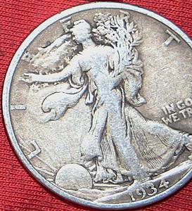 TEN (10) 90% SILVER WALKING LIBERTY HALF DOLLARS