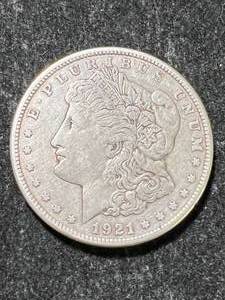 lot 18 image: 1921-S US MORGAN SILVER DOLLAR