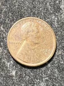 lot 31 image: 1924-S US WHEAT CENT AU