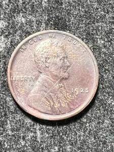lot 49 image: 1925 US WHEAT CENT UNC BROWN