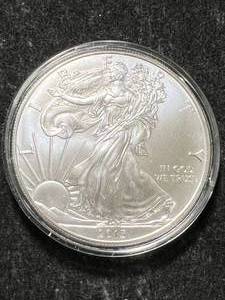 lot 62 image: 2013 AMERICAN SILVER EAGLE 1 TROY OZ .999 FINE SILVER IN AIRTITE