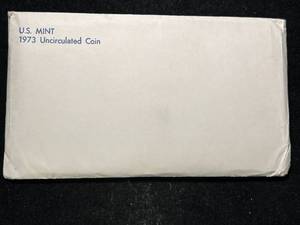 lot 102 image: 1973 US MINT SET IN ORIGINAL ENVELOPE