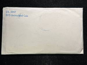 lot 103 image: 1975 US MINT SET IN ORIGINAL ENVELOPE