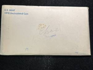 lot 104 image: 1978 US MINT SET IN ORIGINAL ENVELOPE