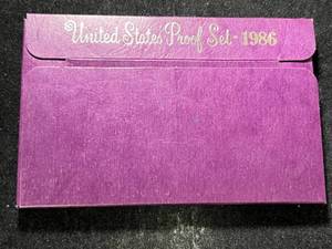 lot 107 image: 1986 US PROOF SET