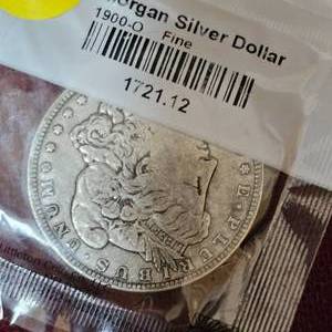 lot 5 image: 1900-O Morgan, Fine Rated