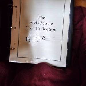 lot 12 image: Elvis Gold Record ,Movie, and Life in Coins Collections 50c