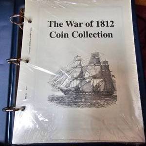 lot 19 image: War of 1812 Coin Set 50c and Civil War Battle Flags 50c