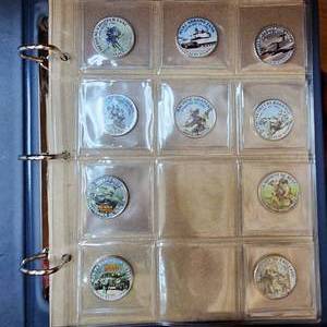 lot 41 image: Iraq Desert Storm 50c Coins