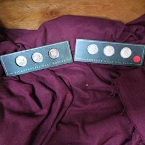 lot 42 image: Bicentennial Kennedy Set wProof and Kennedy Set with Proof(6 Coins)