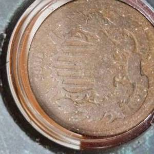 lot 47 image: 1865 Two Cent Piece