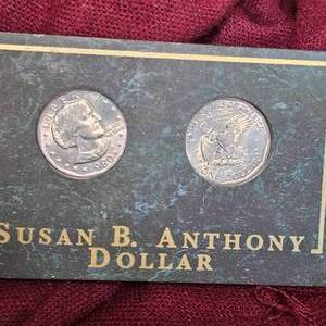 lot 48 image: Susan B Anthonys  and 1st Year Issued Sacagawea