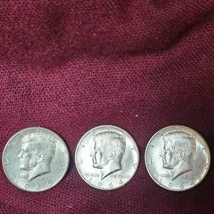 lot 56 image: 3-1964 Silver Kennedys