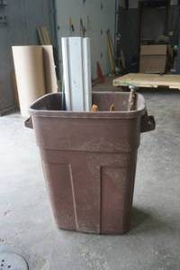 lot 64 image: Trash Can & Contents