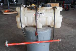 lot 65 image: Fimco 25-Gallon Sprayer with wand 2 nozzle boom