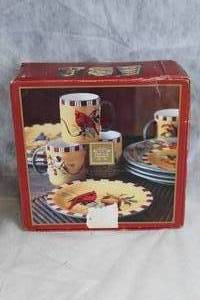 lot 82 image: Lenox Winter Greetings Everyday Dinnerware Set - 12 Piece