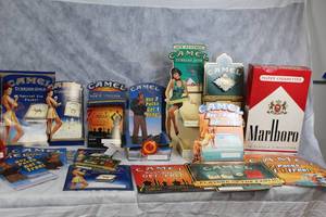 lot A-83 image: Set of Vintage Camel and Marlboro Advertising Displays