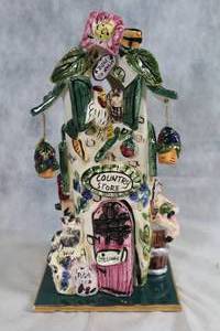 lot 144 image: Decorative Ceramic Country Store House